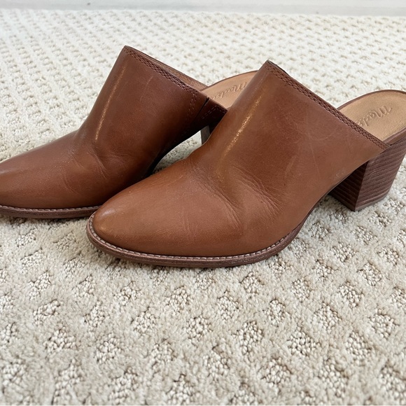 Madewell The Harper Mule in Leather SZ 7 - Picture 5 of 6